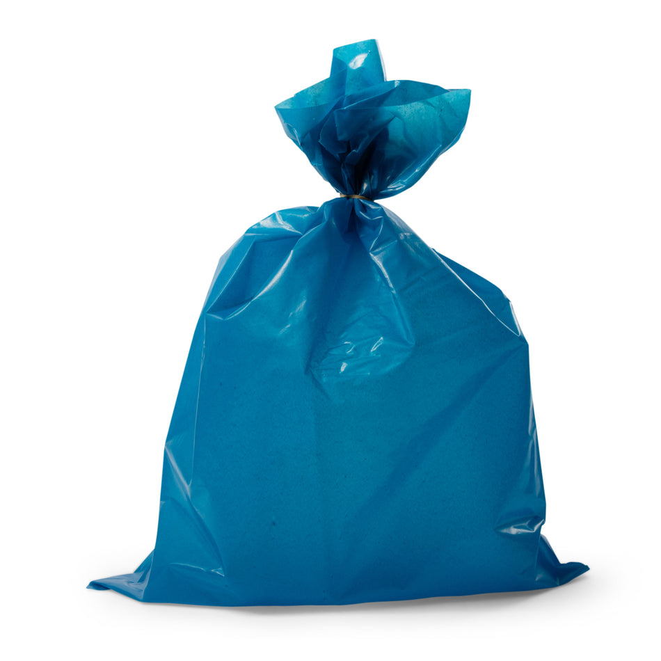 100 Bags Loose Recycled Refuse Waste Sacks Blue