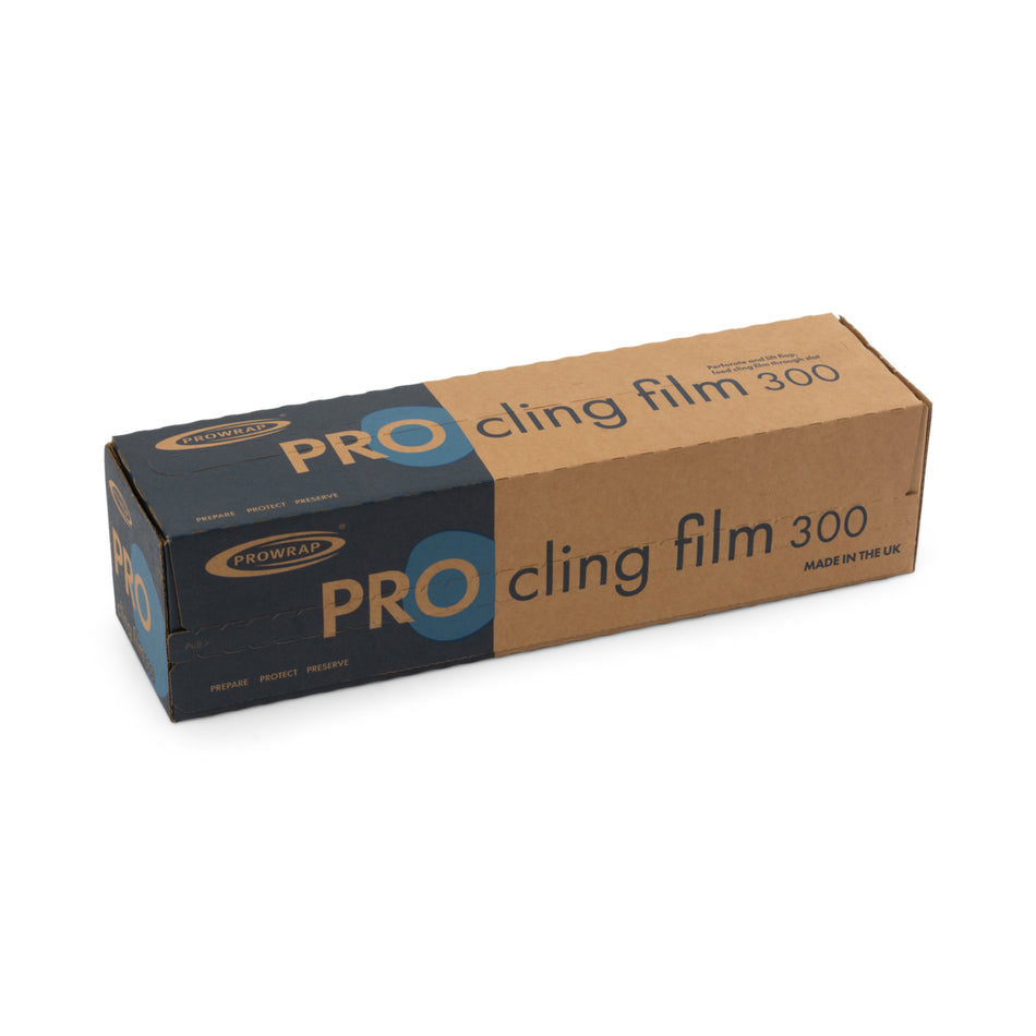 6 Rolls 300mm x 300m Catering Cling Film Roll - Retail Rolls