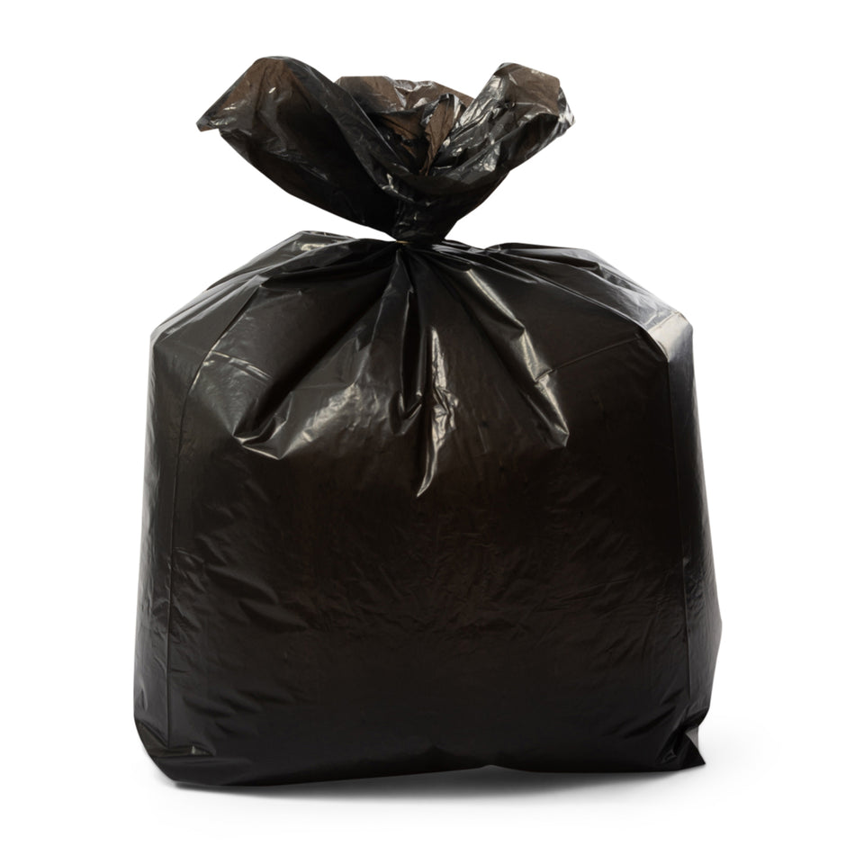 200 pcs 457mm x 725mm x 975mm 140g Loose Recycled Refuse Sacks Black