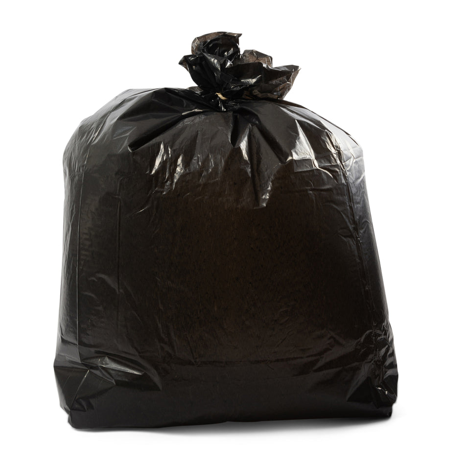 200 pcs 457mm x 725mm x 975mm 160g Loose Recycled Refuse Sacks Black