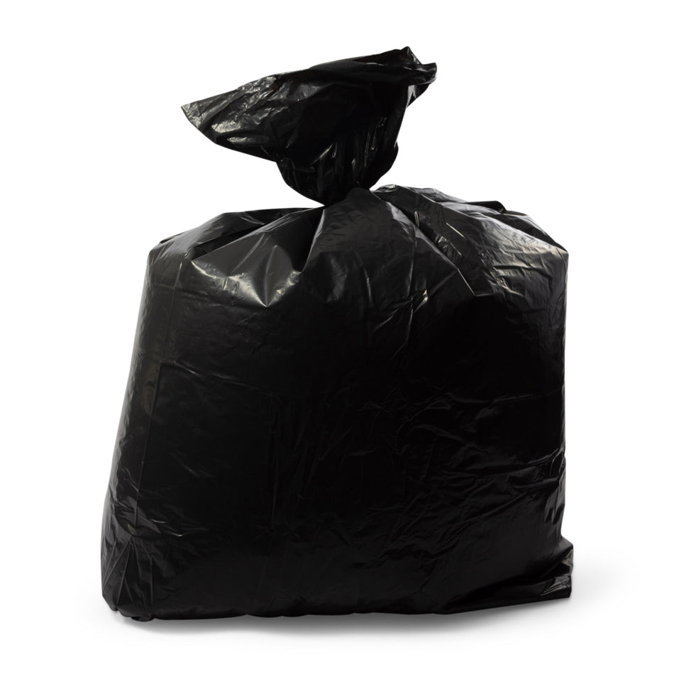 100 pcs 560mm x 850mm x 1190mm 160g Loose Recycled Refuse Waste Sacks Black