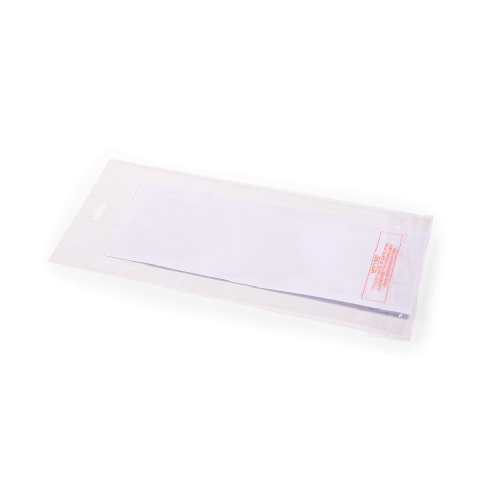 6" x 12"+1.5" Euroslot Clear Polyprop With Resealable Self Adhesive Strip