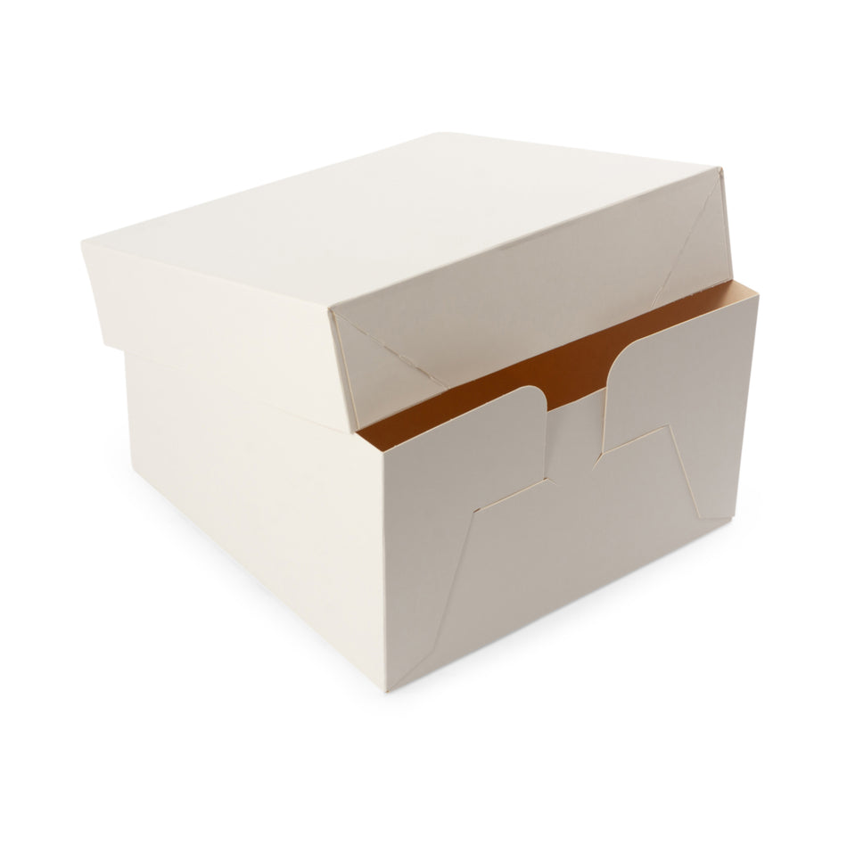 50 pcs 10" 250mm Square 2 Piece Cake Box