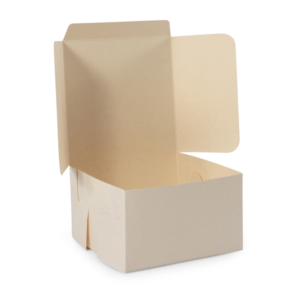 250 pcs (5") 125mm 1 Piece: Folding Cake Box