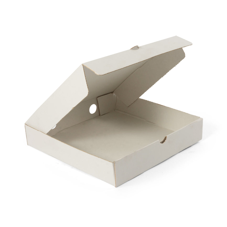 100 pcs 9" White Takeaway Pizza Boxes