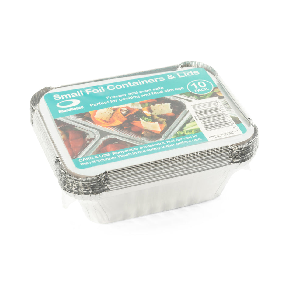 420 pcs No2 Small Foil Containers & Lids - Retail Pack