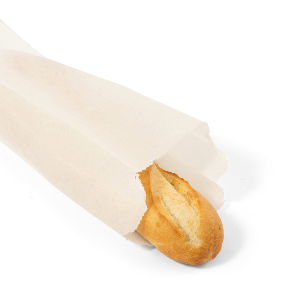 1000 pcs 4" x 6" x 14" Baguette Greaseproof Counter Bags