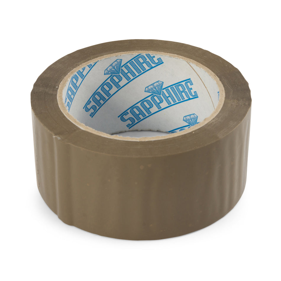 36 Rolls 2" Wide 48mm x 66m Sapphire 801 Brown Tape