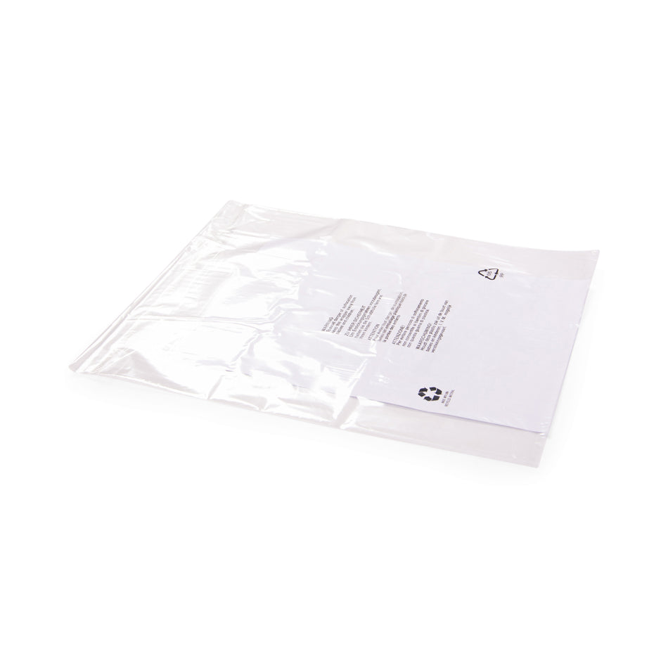 12" x 15"+1.5" Clear Polyprop With Resealable Self Adhesive Strip