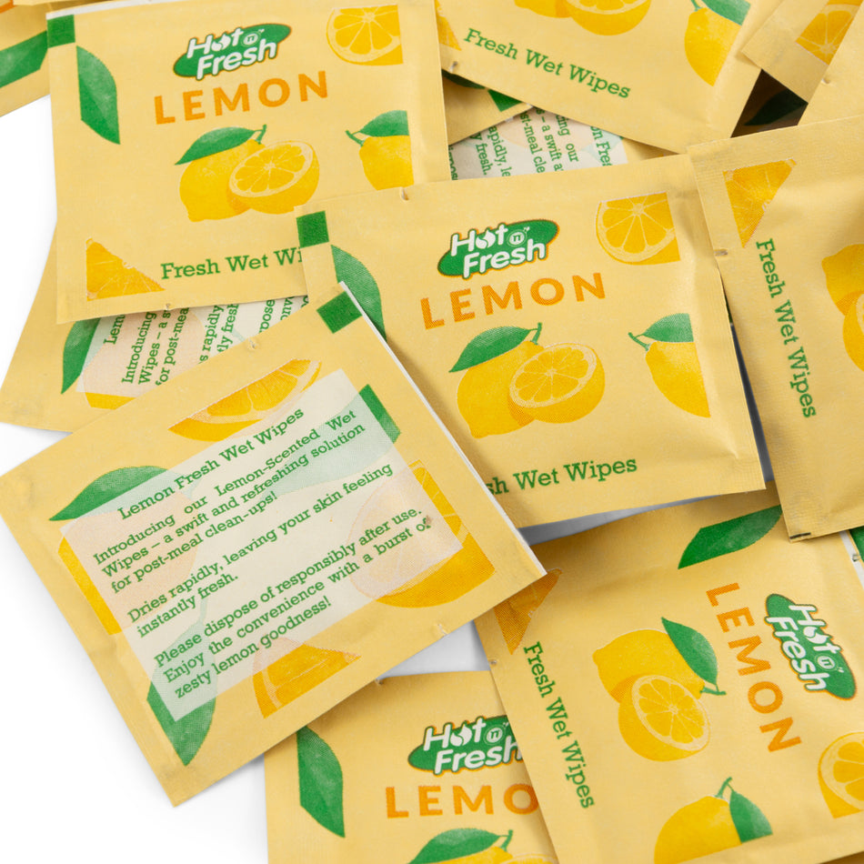 1000 pcs Lemon Handy Wet Wipes