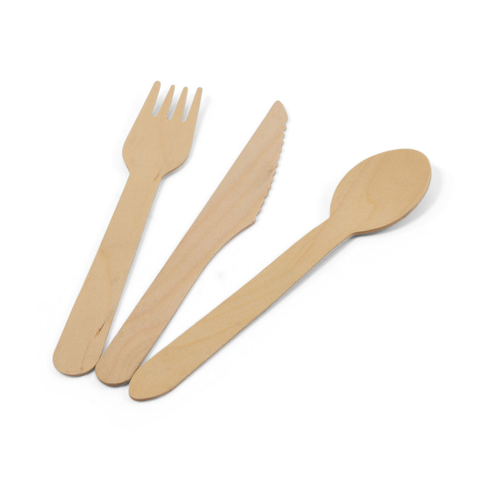 4500 pcs Item Multi-Pack Wooden Cutlery