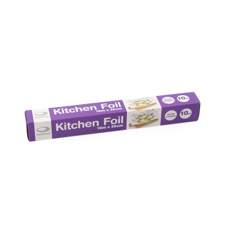 24 Rolls 300mm x 10m Extra Strong Aluminium Kitchen Foil Retail Rolls