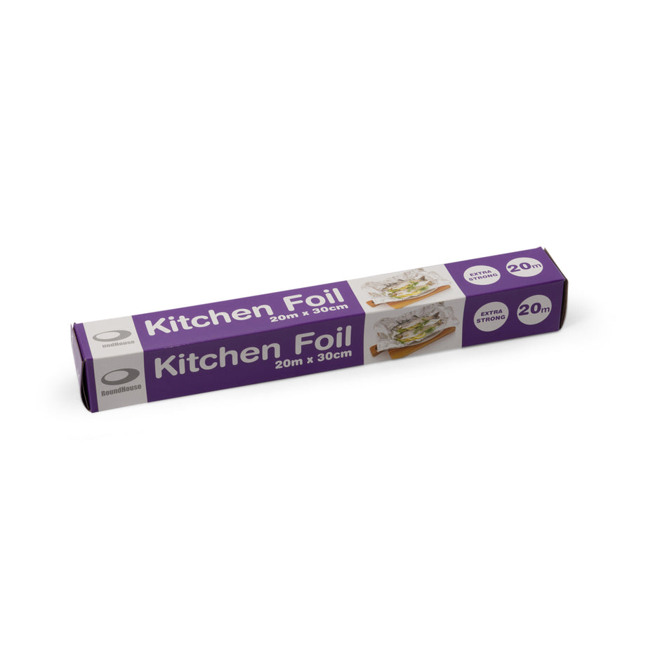 24 Rolls 300mm x 20m Extra Strong Aluminium Kitchen Foil - Retail Rolls